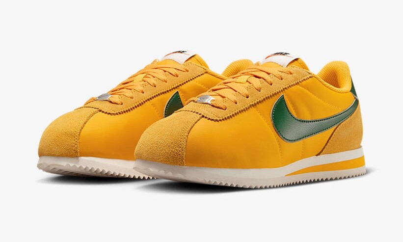 DZ2795-702 Nike Cortez TXT Yellow Ochre Gorge Green (Women’s)