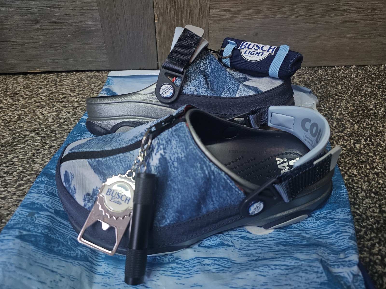 New Busch Light x Crocs All-Terrain Clogs Women’s 7