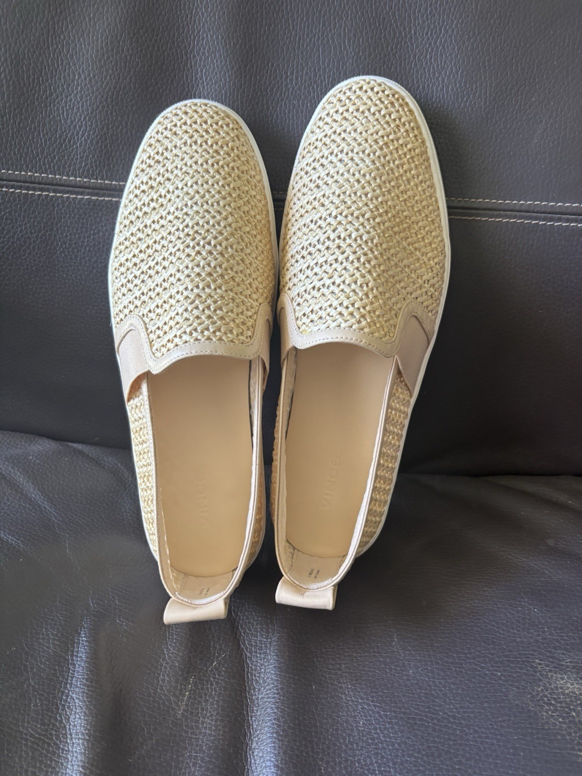 Vince Camuto Women’s Blair Raffia Slip On Shoes Size 11 NIB