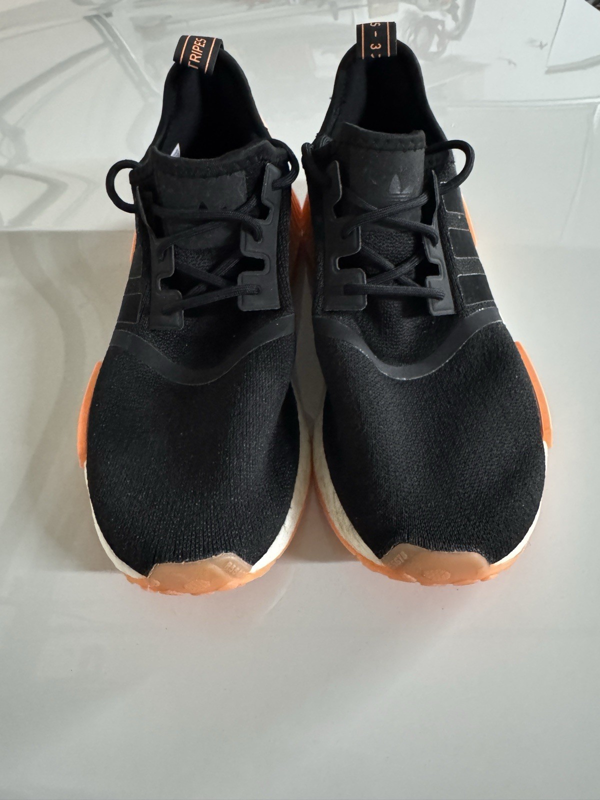 Size 10 – adidas NMD_R1 Black Beam Orange W