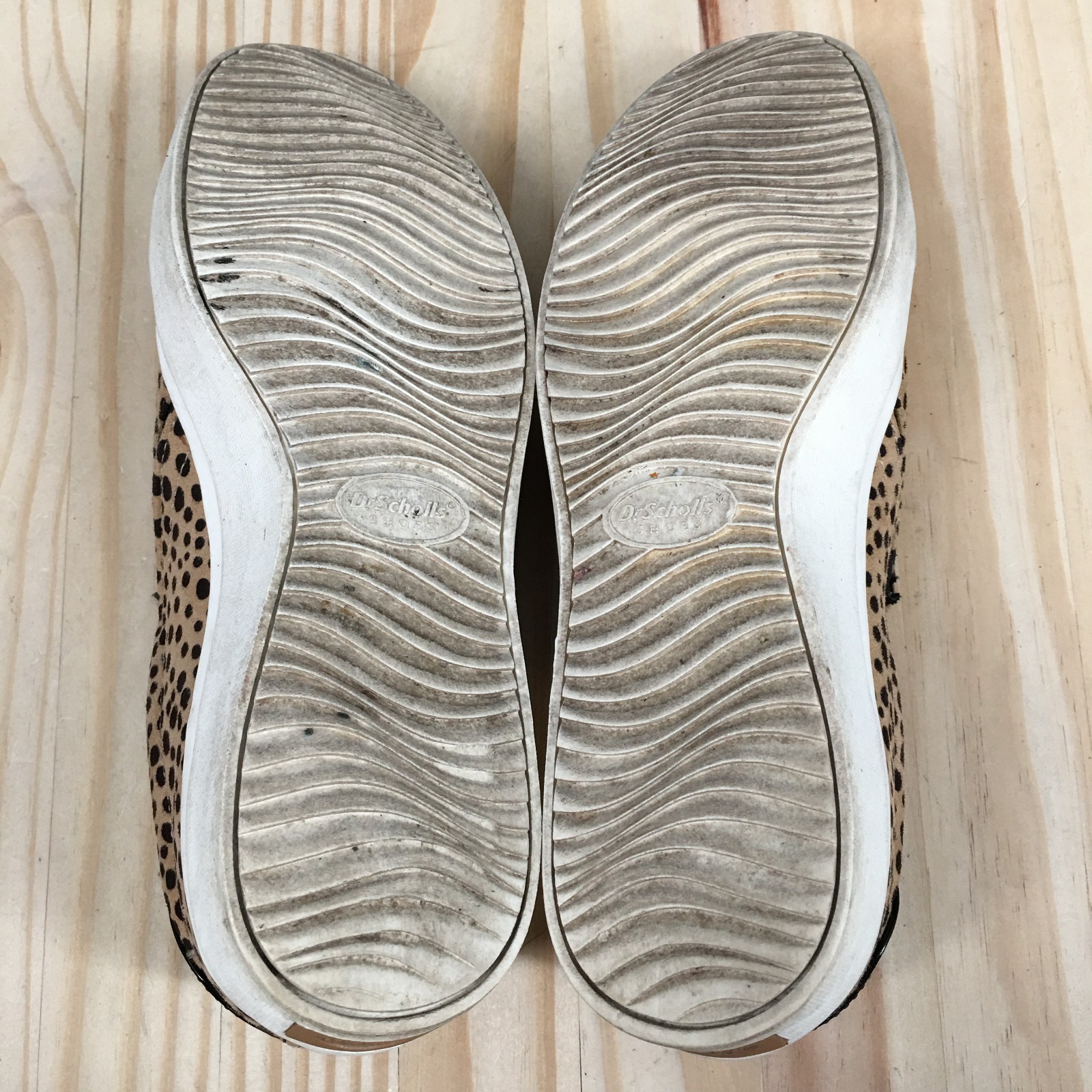 Dr. Scholls Wink Slip On Sneaker Shoes Womens 8 M Leopard Low Top Casual Brown