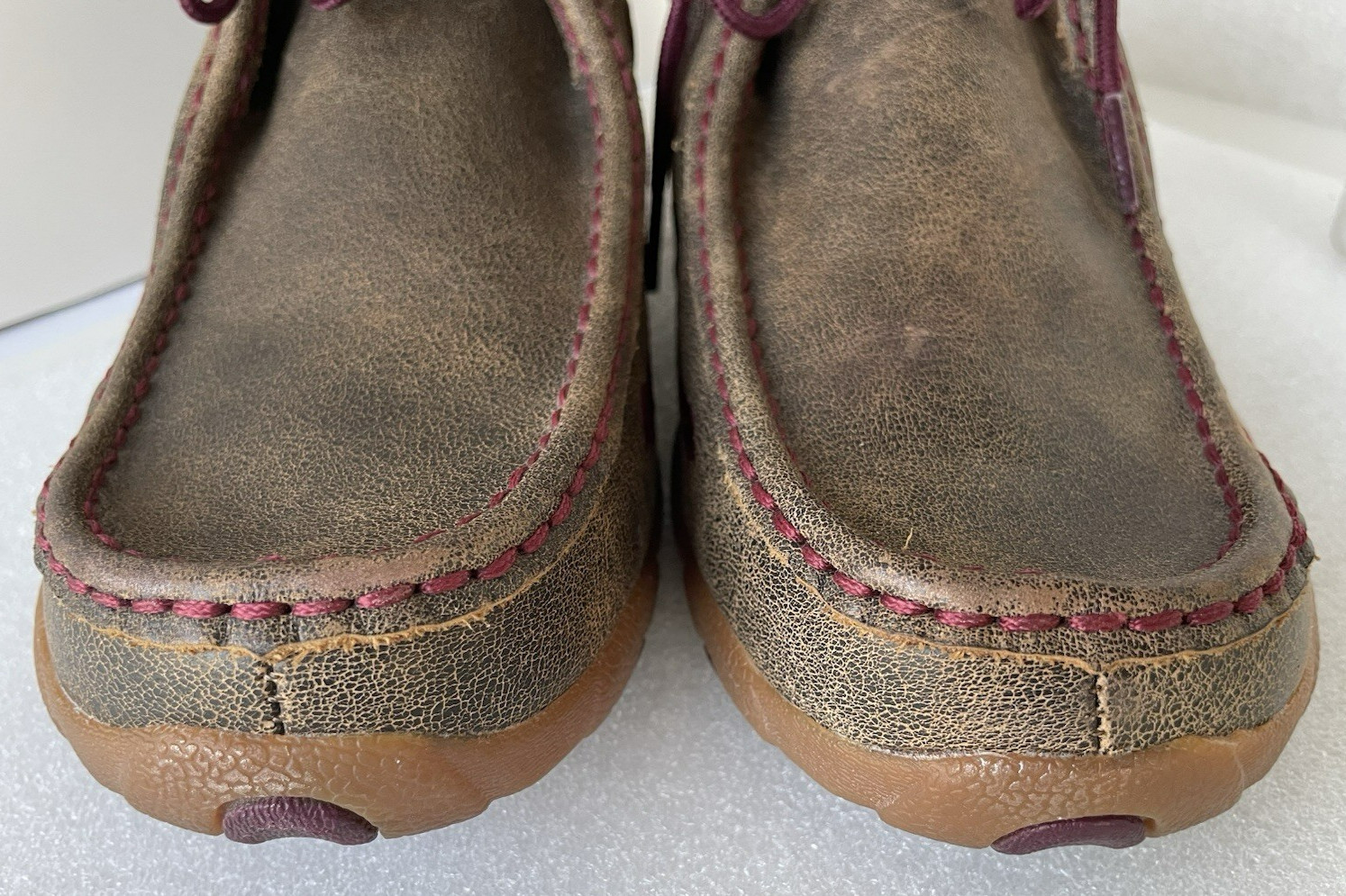 Twisted X Chukka Driving Moc Shoes Wo’s 8M Leather Embroidery Booties ~Excellent