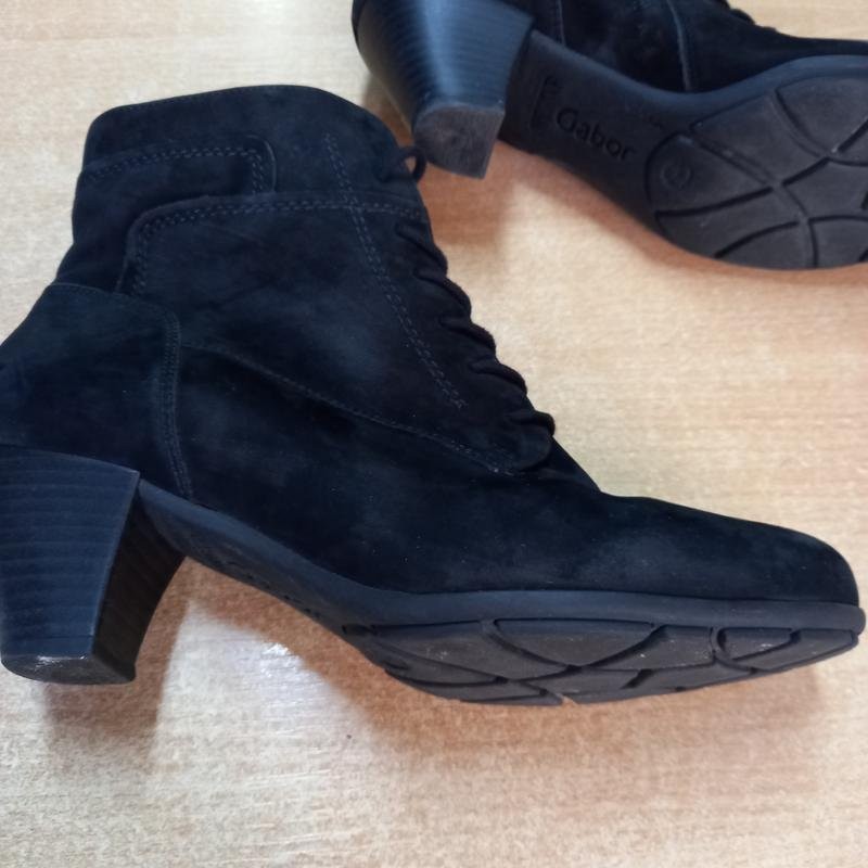 women gabor boots black nubuck 37.5