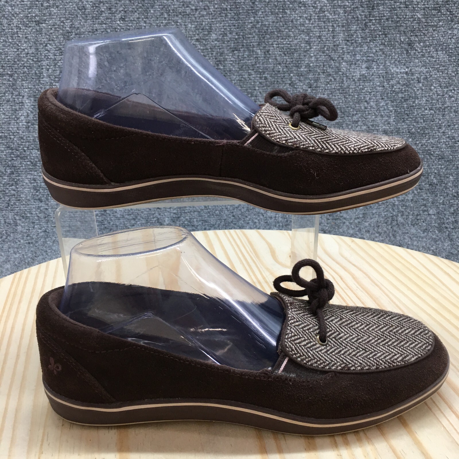 Grasshoppers Shoes Womens 7.5 M Windham Slip On Loafers Brown Comfort Low