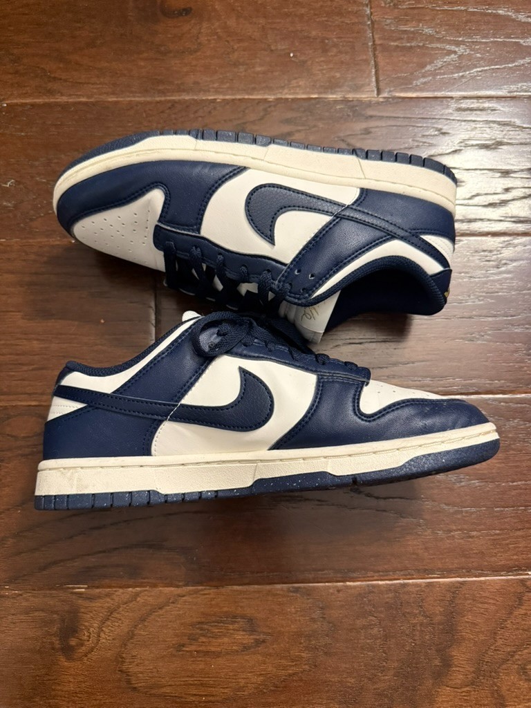 Size 9 – Nike Dunk Next Nature Low Olympic W. Phantom/Pale Ivory/Metallic Gold/O