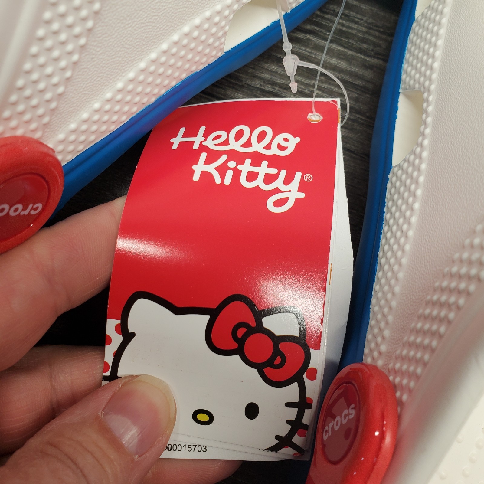 Hello Kitty Crocs Iam Classic Clog 50th Anniversary Unisex Adult M10 W12 WHT NWT