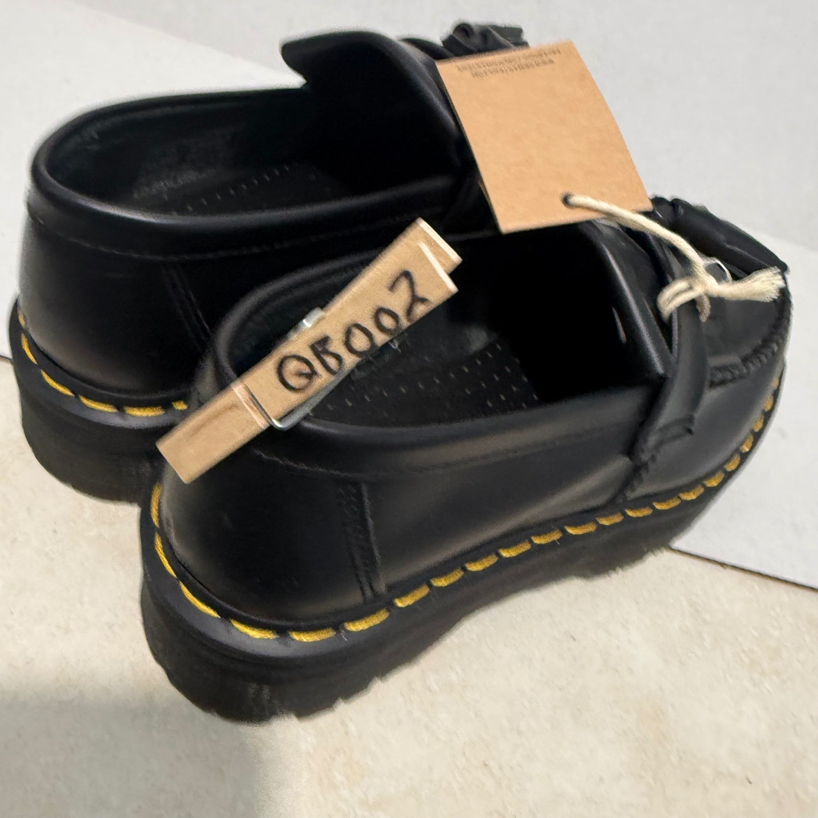 Dr. Martens Adrian Quad Leather Platform Tassel Loafers LA004 Mens 8 Womens 9