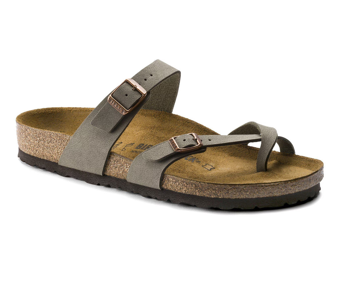 Birkenstock Mayari Stone Birko-Flor Women’s Toe Loop Sandals Regular EU 37-41