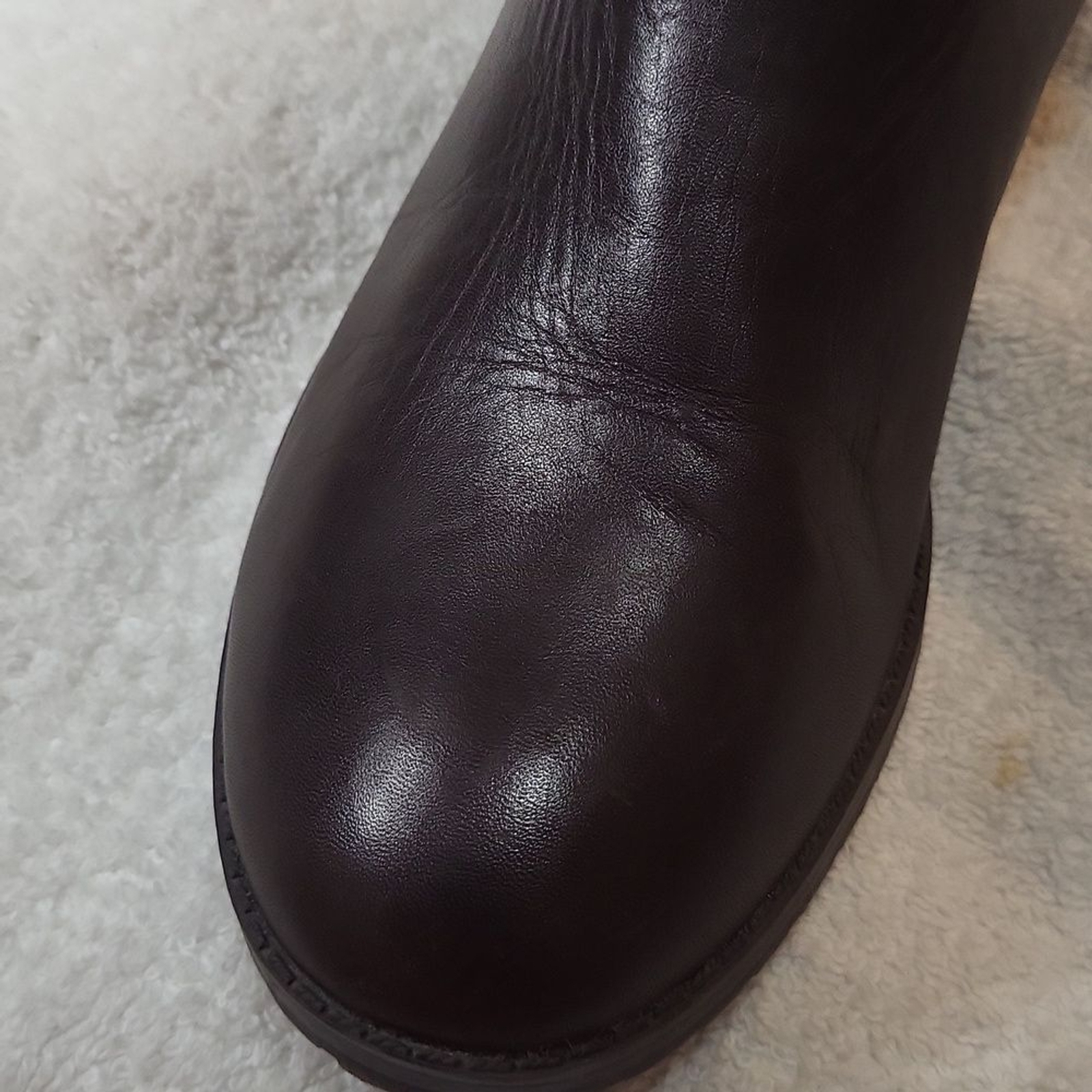 EUC Ralph Lauren women’s sorissa brown leather Boots 8M winter Fall Spring