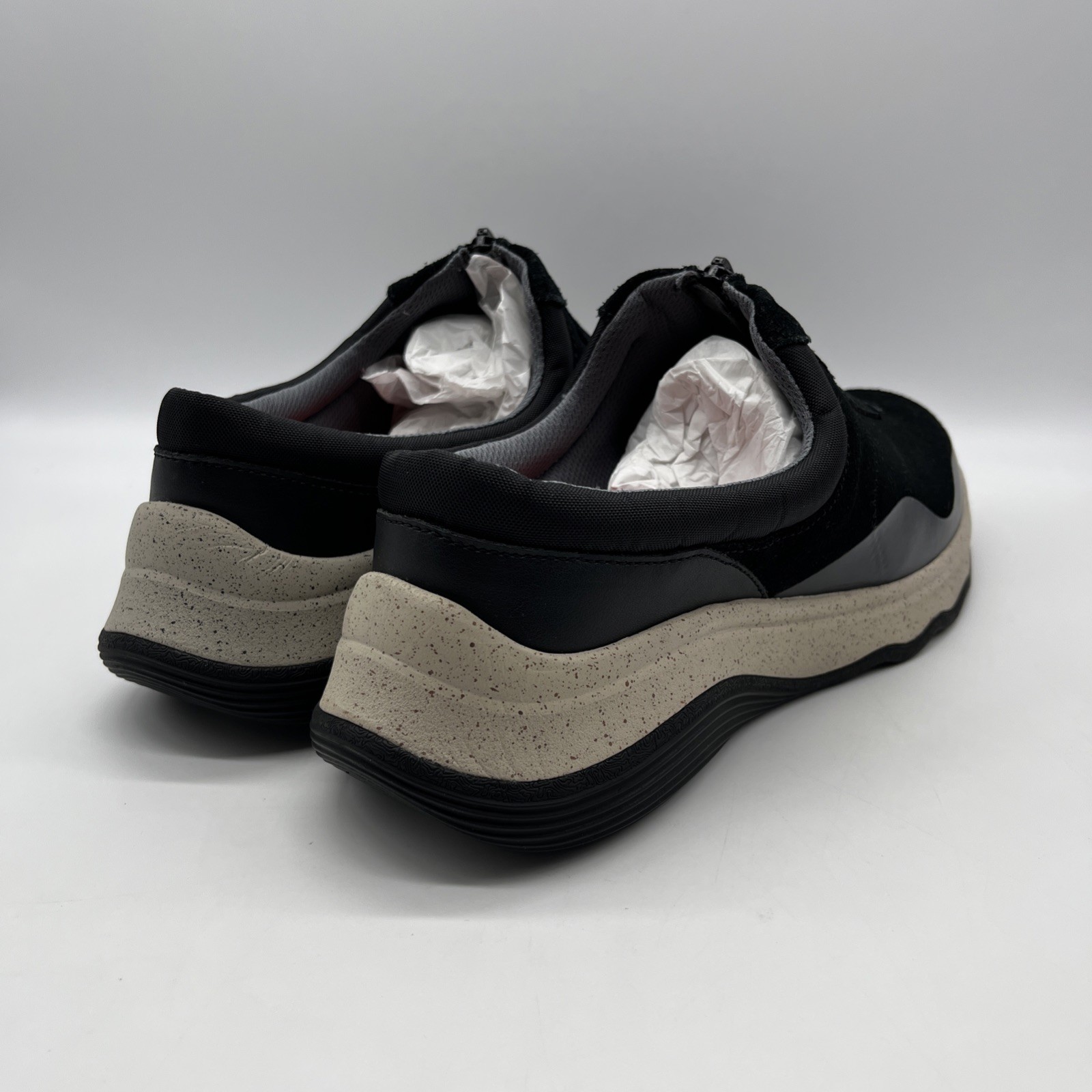 CLARKS Collection Women’s JAUNT WAY Black Suede Slip On Sneaker 🌺 Size 10 W~NIB
