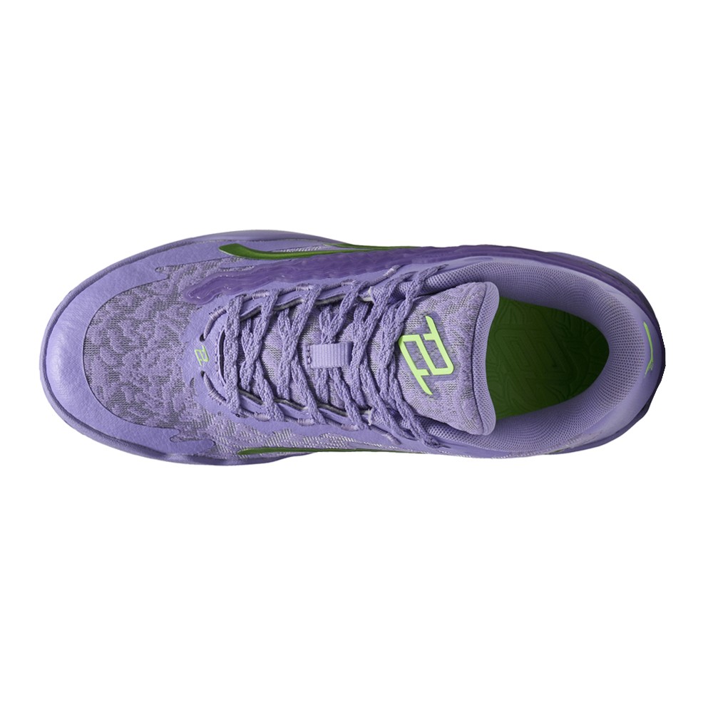 PUMA Stewie 3 Lace Em Up Basketball Womens Purple Sneakers Athletic Shoes 31134