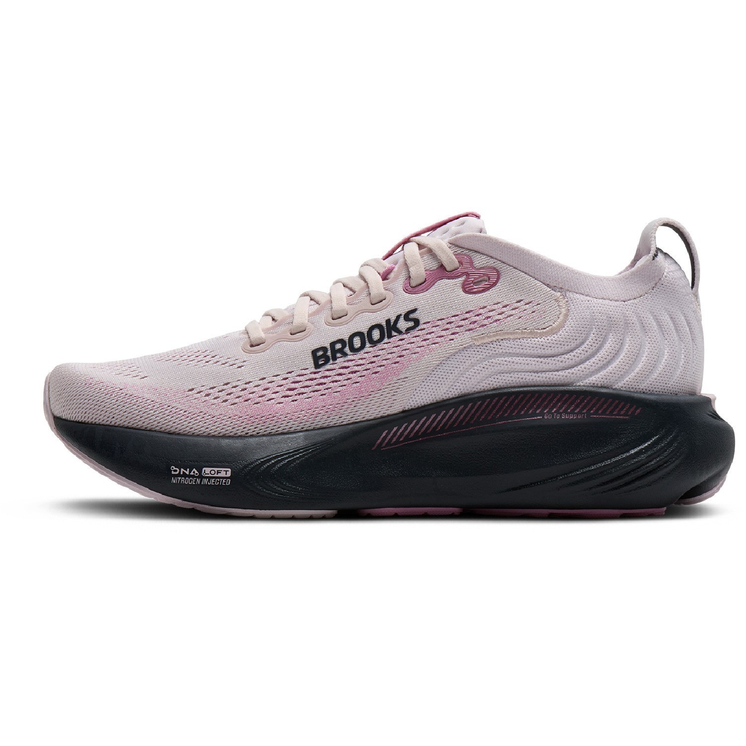 SALE! Brooks Women’s Adrenaline GTS 25 Road-Running Shoes Mauve/Ebony/Pink AUTH