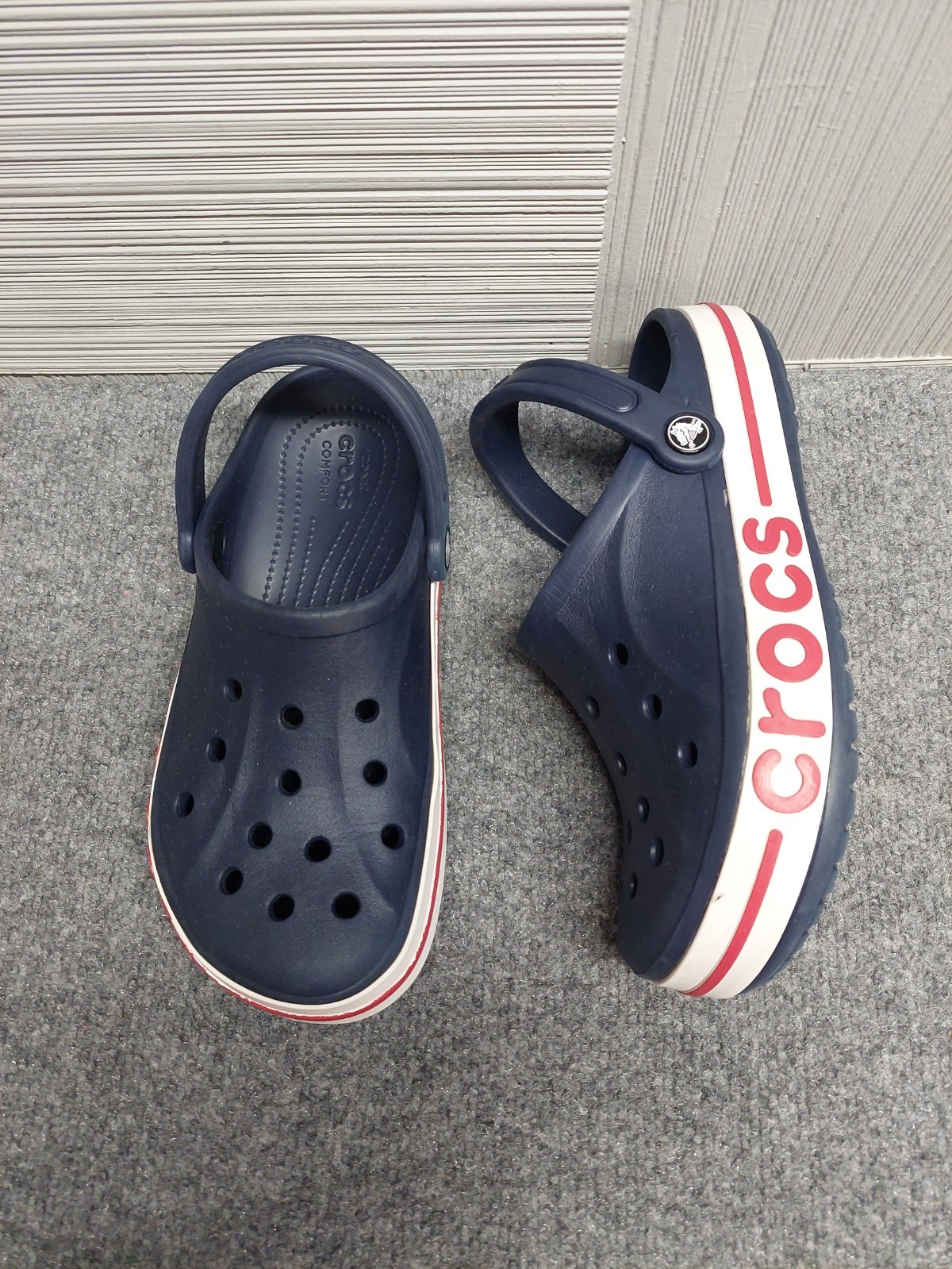 Crocs Bayaband Clogs Women Sandals 8 Blue Closed Toe Slip On Comfortable Outdoor