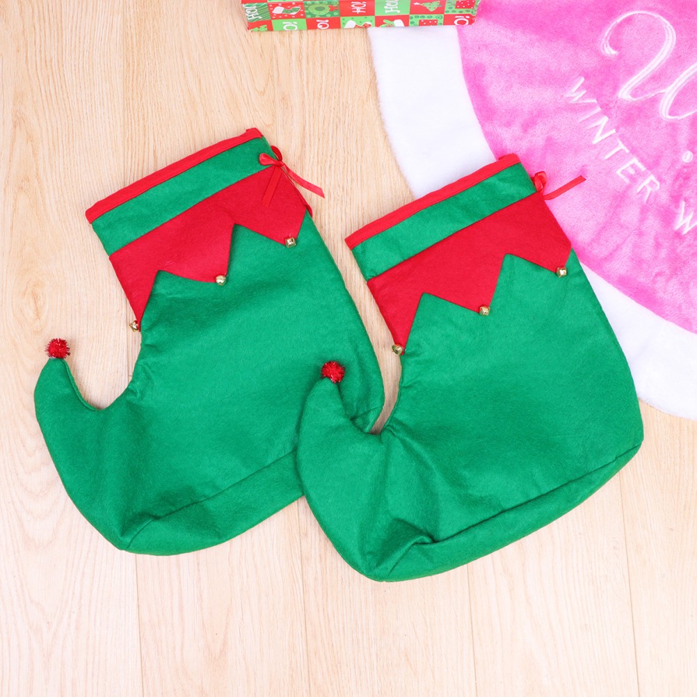 Elf Shoe Covers for Women Adult Shoes Fancy Dress Clown Accessories