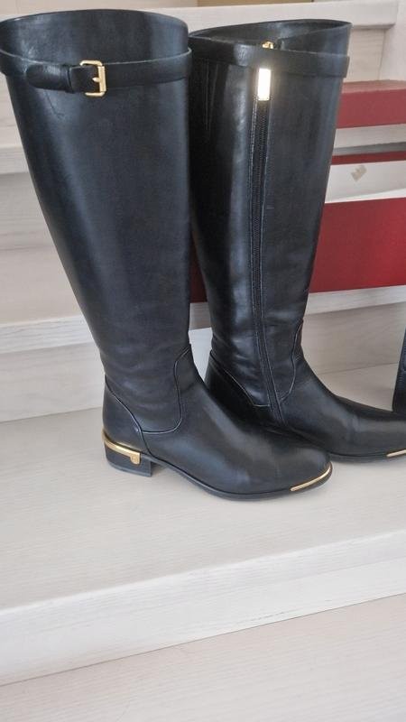 Women Baldinini Boots Black Leather 38 #5GEA