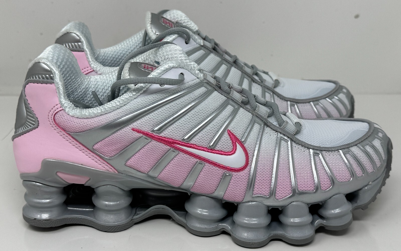 Nike Shox TL Metallic Platinum Pink Foam Women’s Size 9.5 NOBOXLID