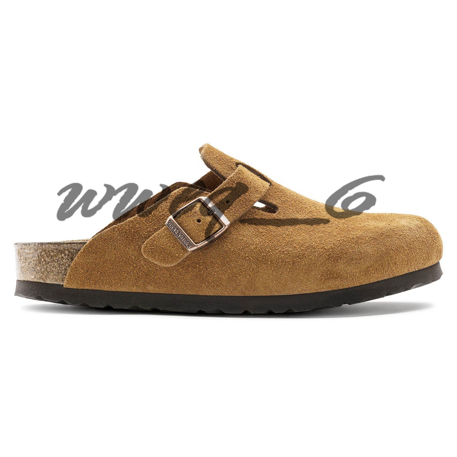 Birkenstock Boston Soft Footbed Suede Leather Clogs Mink Shoes Size EU37-45