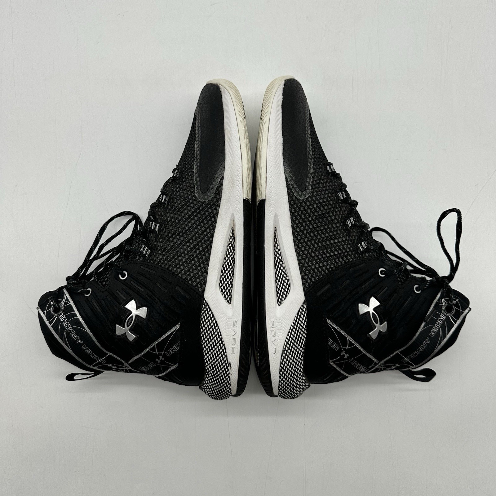 Under Armour Hovr Highlight Ace Black White Volleyball Shoes Women’s Size 11