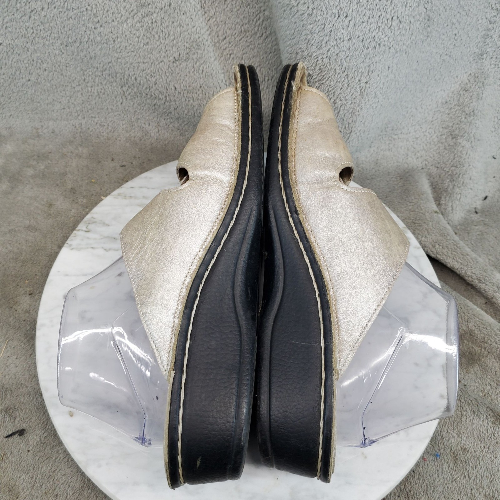 Finn Comfort Shoes Womens Size EU 41 US 10 Sansibar Jamaika Beige Sandals *Read*