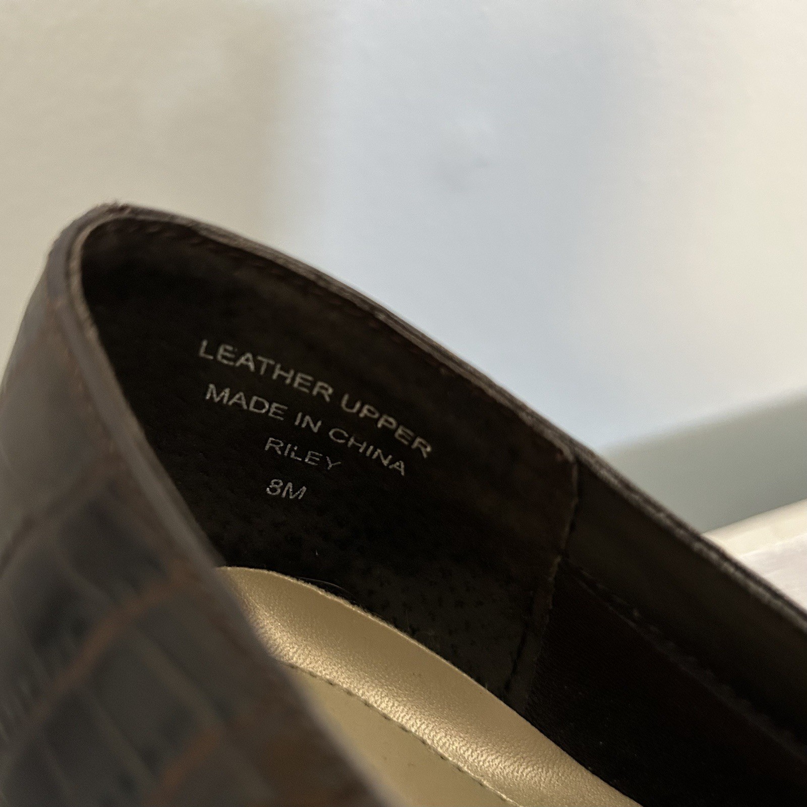 Karen Scott Dark brown Slip On Pumps Heel Dress Shoe women’s size 8