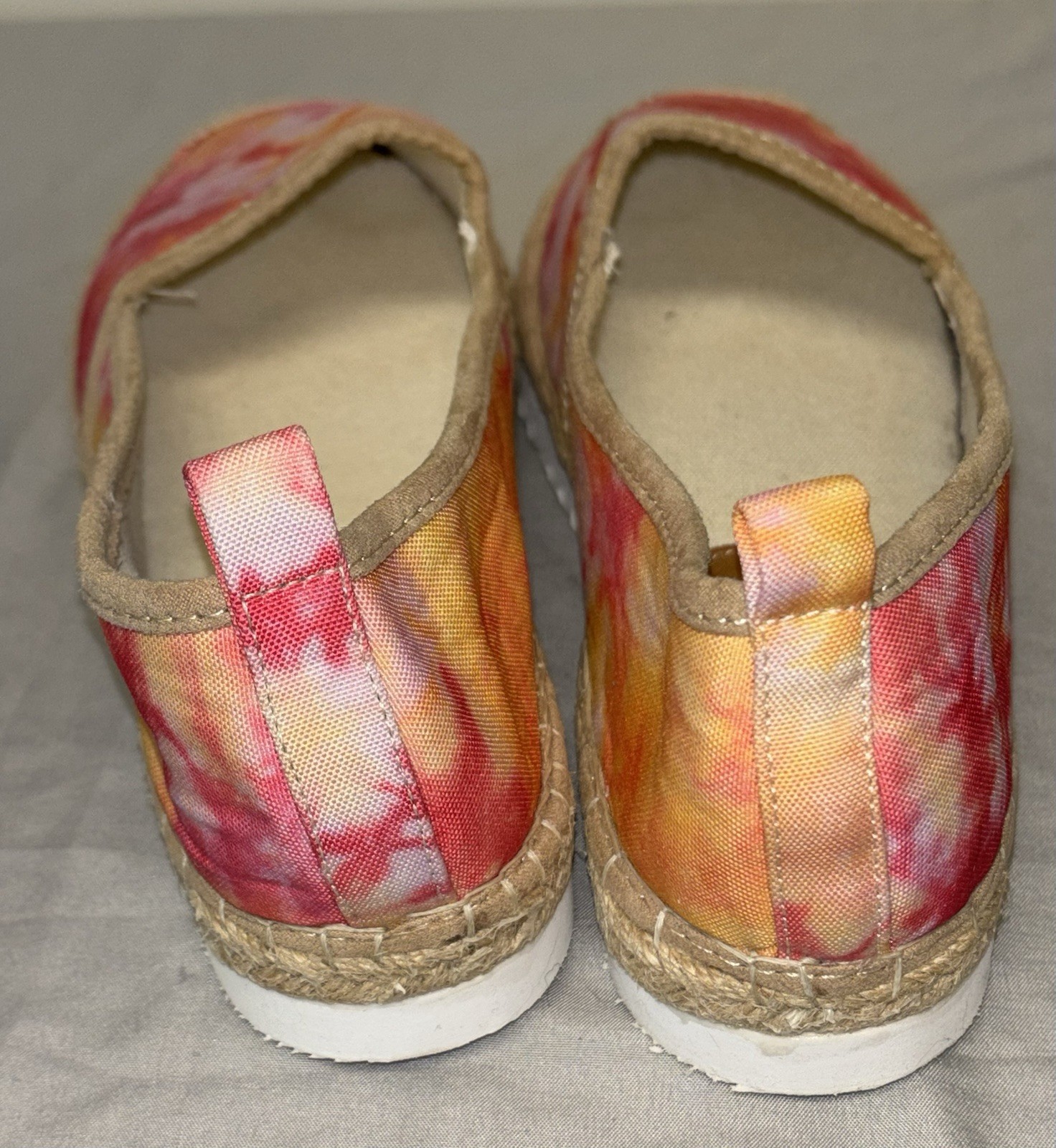 Patrizia By Spring Step Espadrille Pink Tie Dye Slip On Shoes Women’s 39 (8.5)