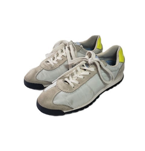 Bimba Y Lola Low Top Lace Up Sneakers EUR 37 Women’s 6.5 Suede Leather Beige Gym