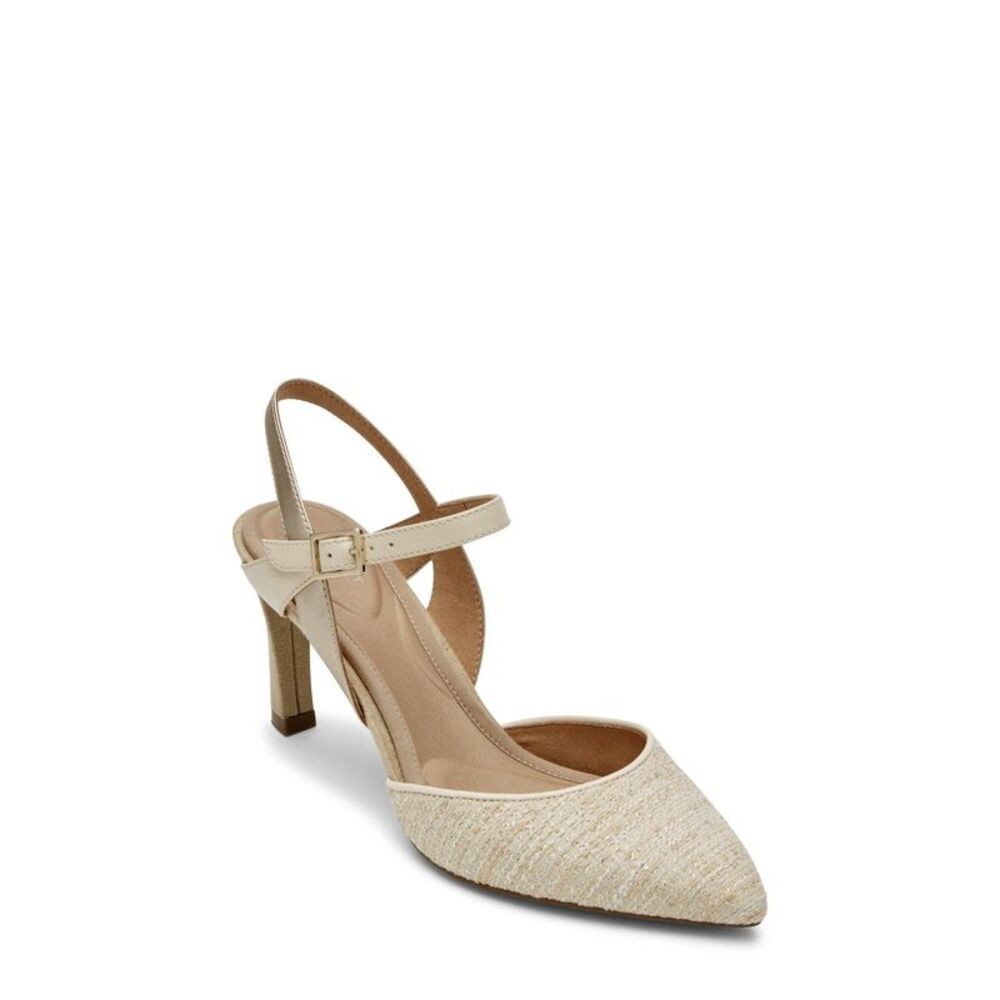 ROCKPORT Women’s TM Sheehan Vanilla Slingback Heels NIB