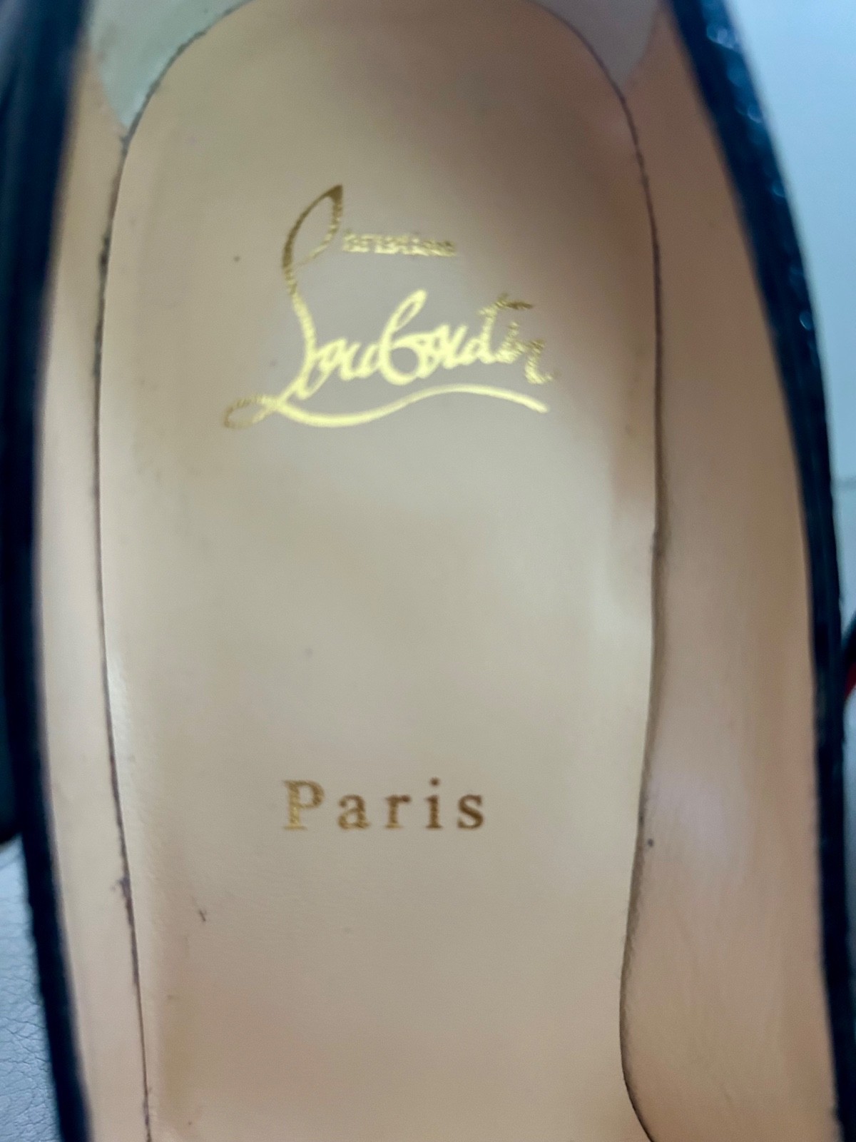 Christian Louboutin Women 39 Black Kate 100 Calf