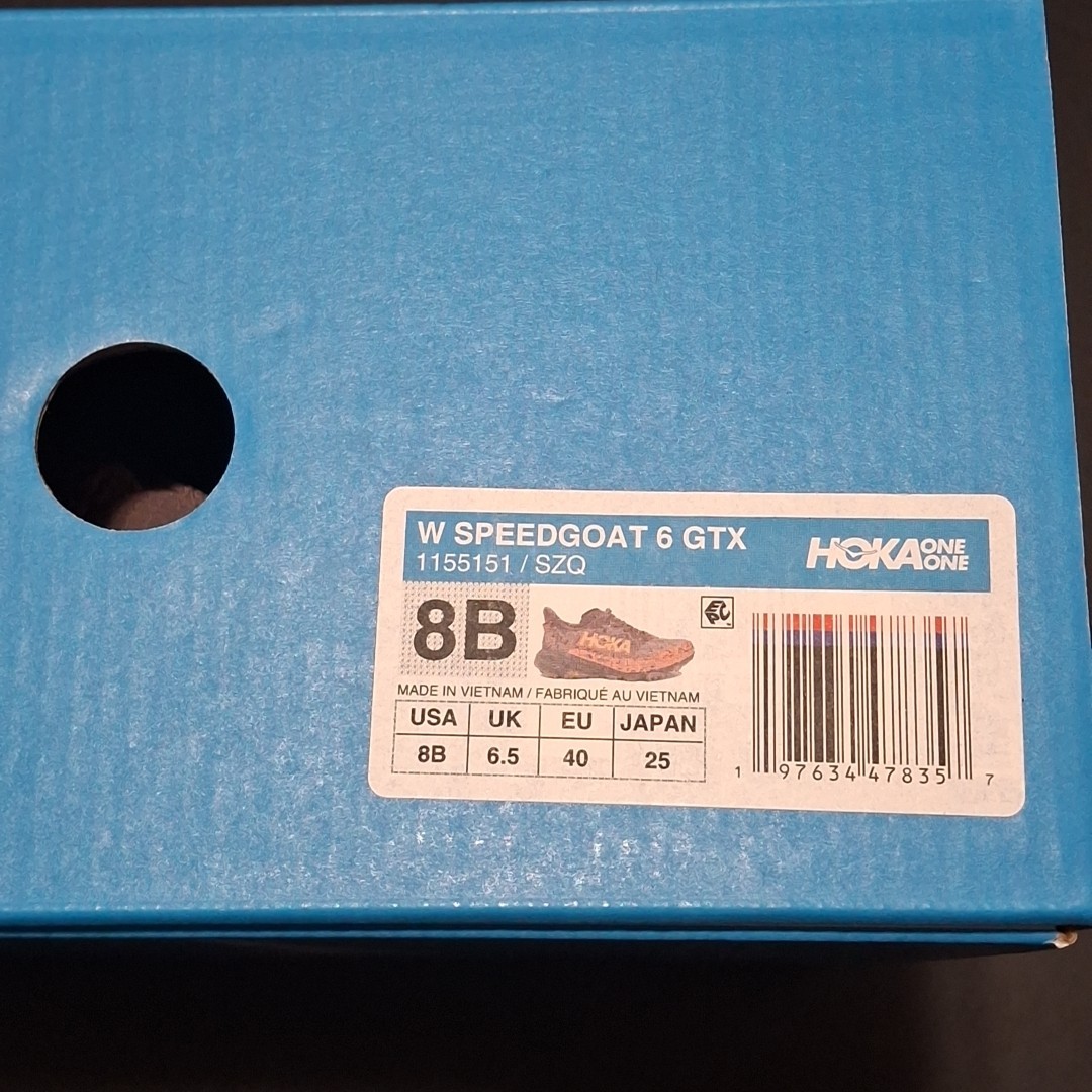 Hoka Women’s Size 8 1155151/SZQ Speedgoat 6 GTX, Smoky Quartz /Quartzite