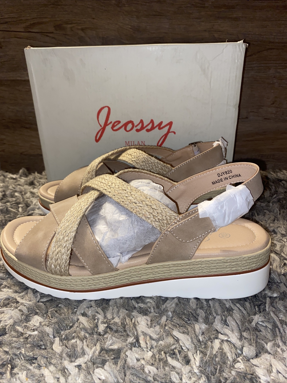 🔥NIB🔥 Jeossy Women’s Espadrille Wedge Sandals, sz 10