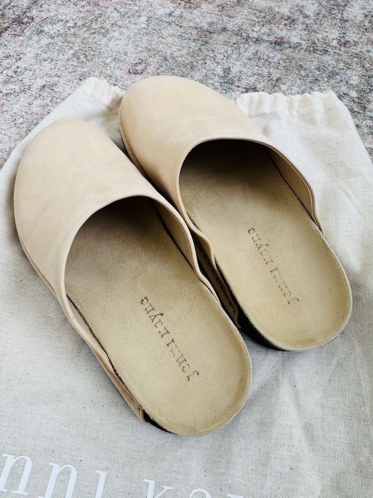❤️BEAUTIFUL JENNI KAYNE LEATHER OILED MOC CLOGS 37 NEW