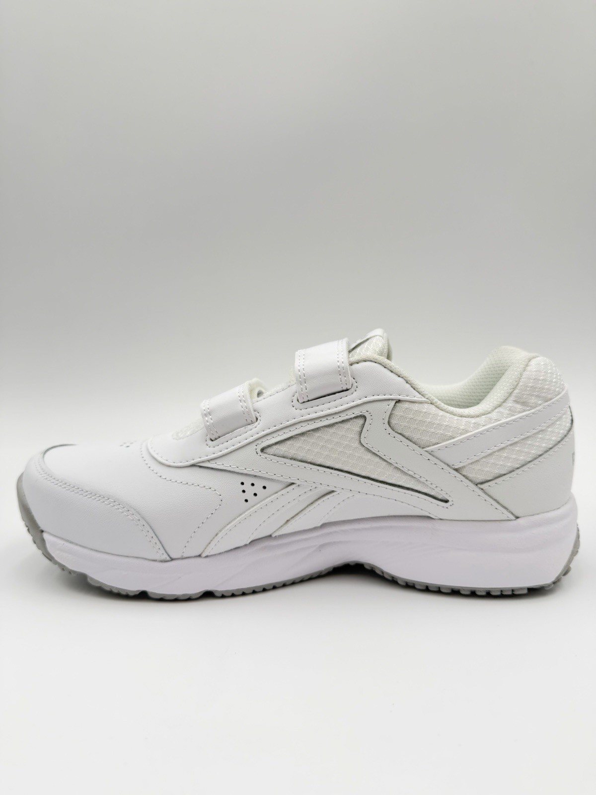 Reebok Women’s Work N D Cushion 4.0 KC Size 8 Wide White Cold Grey |FU7364|