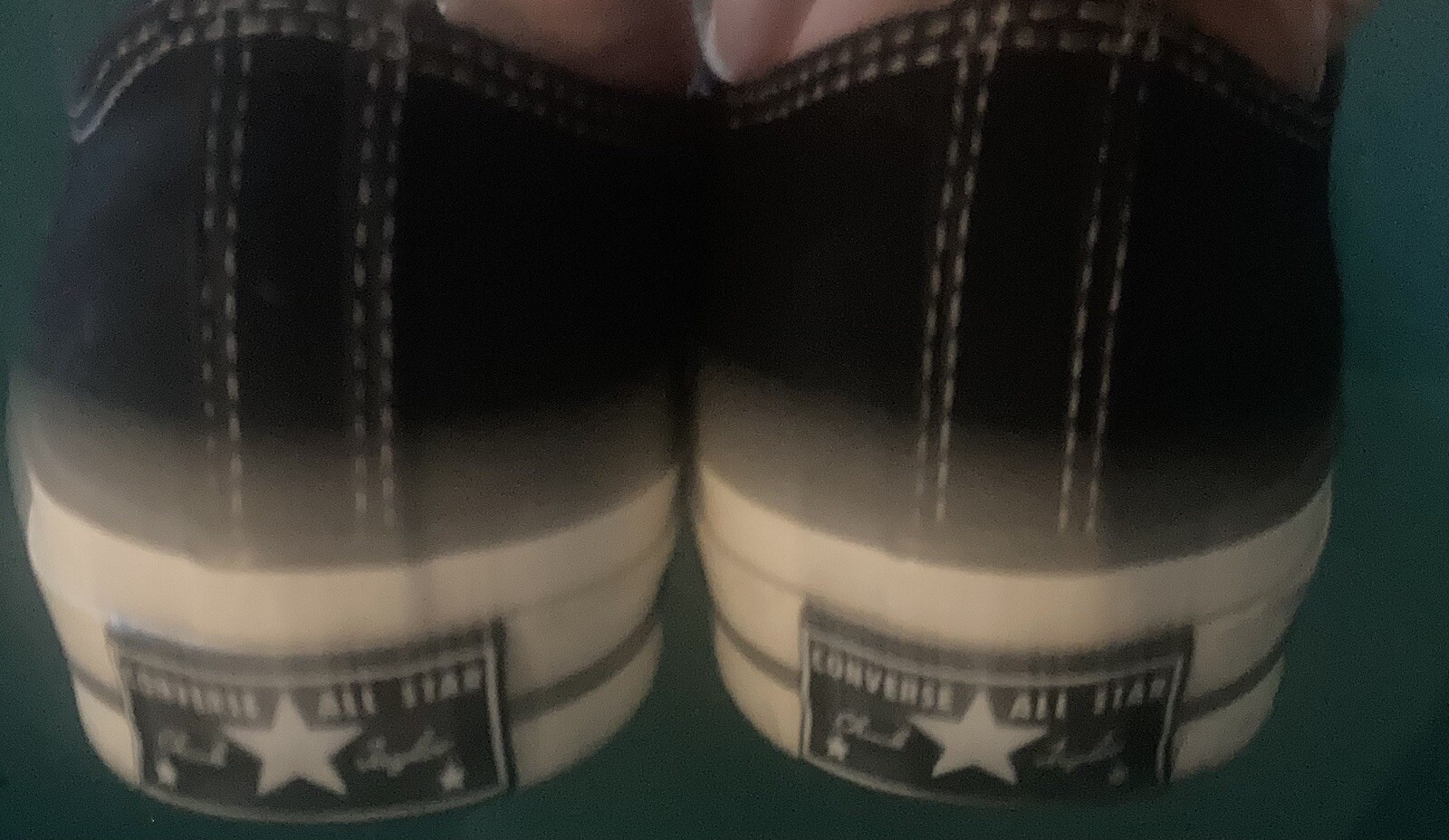 Converse All Star Shoes Size 8 Men 10 Women Color Black In Excellent Condition!