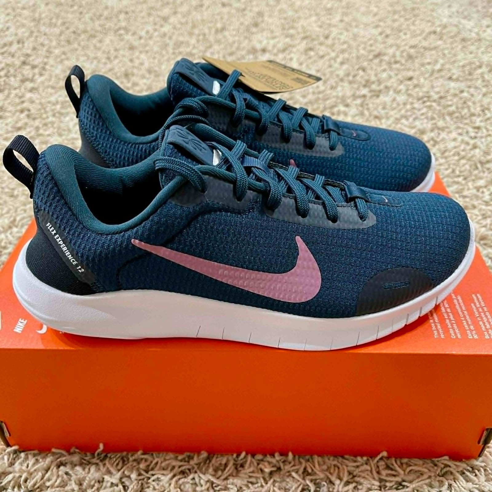 Nike Women’s Flex Experience Run 12 Road Running Shoes DV0746-401, Size 8.5