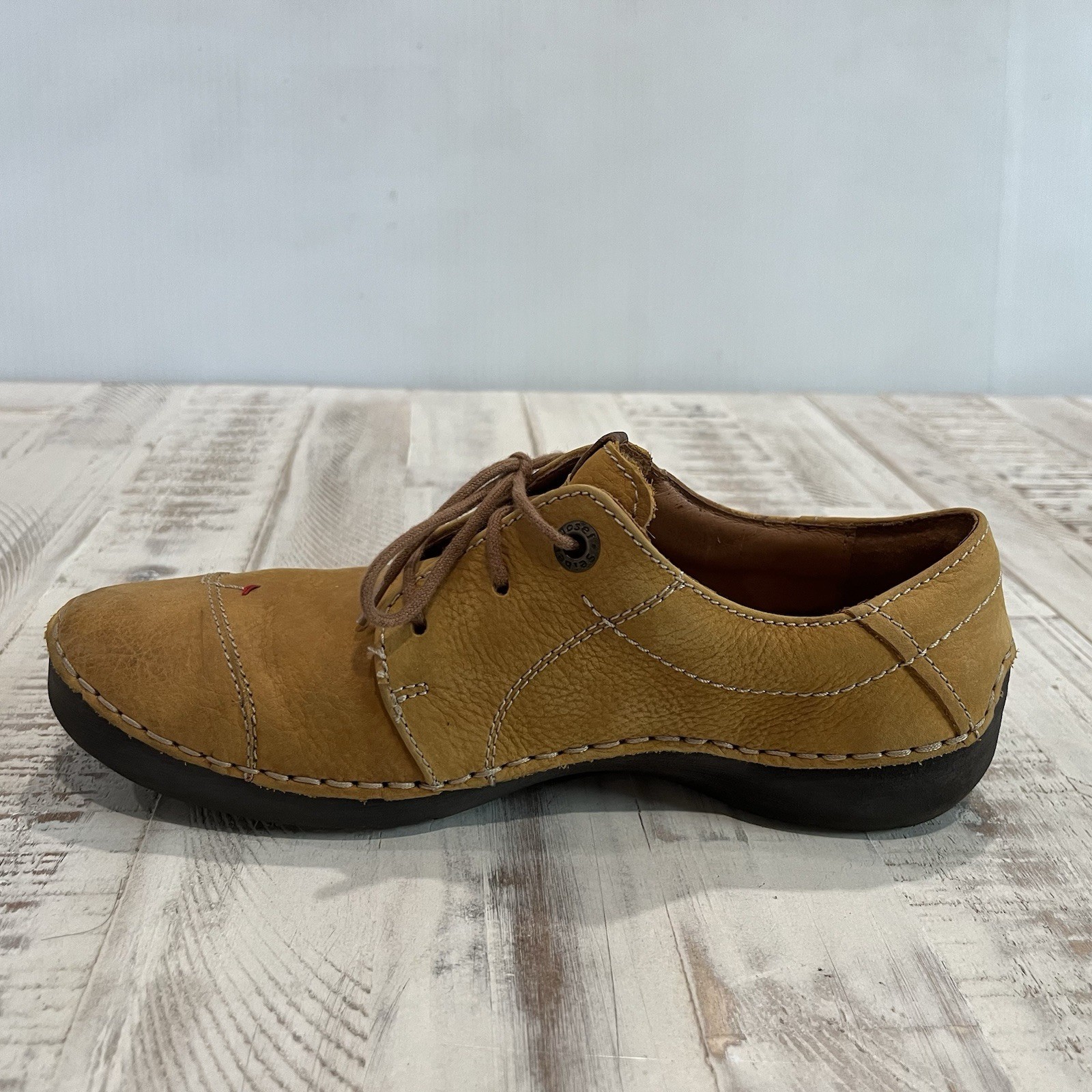 Josef Seibel Fergey 20 Leather Camel Shoes Women’s Walking EU 37 US 6 – 6.5 ~EUC