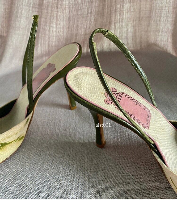 High Heels Shallow Women Sandals Flower Summer Women Pumps Shoes Dress Party