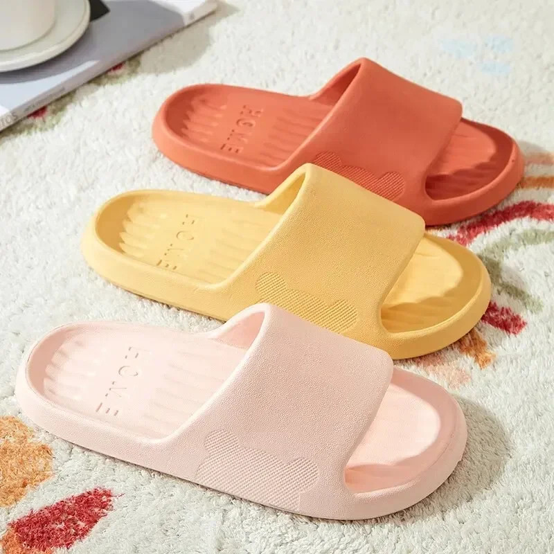 Soft Slippers Couples Home Outdoor Slipper Summer Women Bedroom Thick Bottom Sho