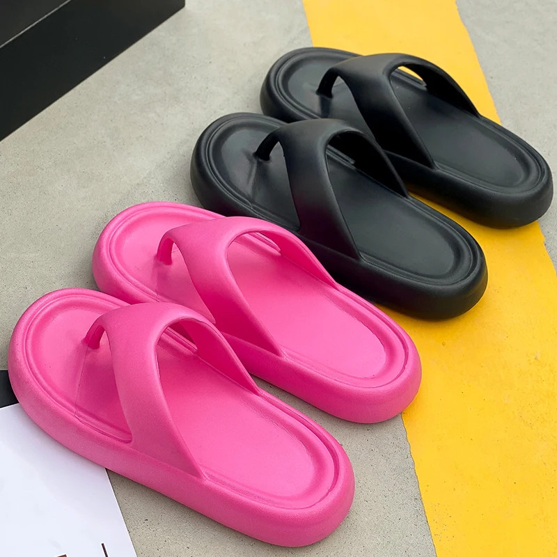 Women’s Classy Flip-flops with Poop Feeling, Female Internet Celebrity Eva Summe