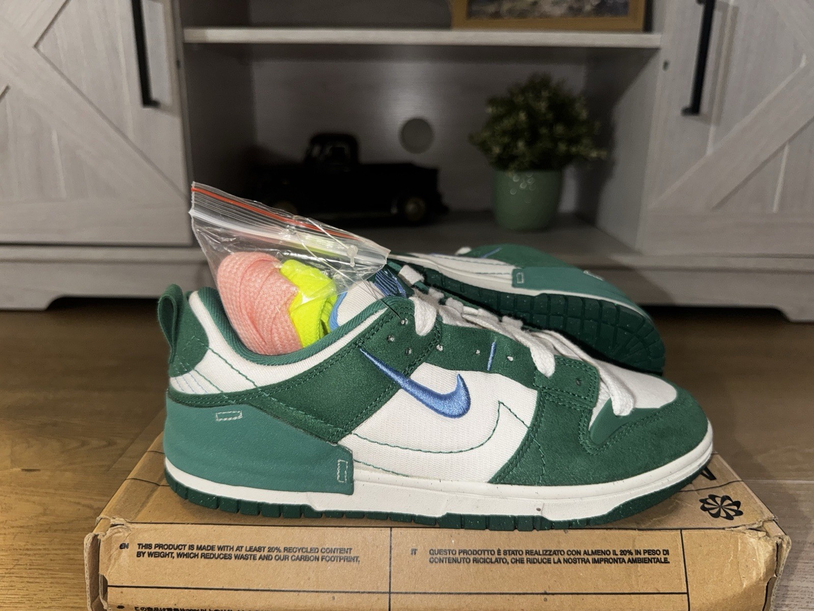 Nike Women’s Dunk Low Disrupt 2 Malachite Green/Blue/White
