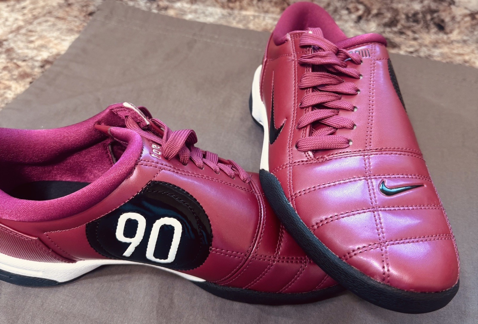 Nike Total 90 3 III «Bordeaux» sneakers Women Size 7.5 Bordeaux Red –