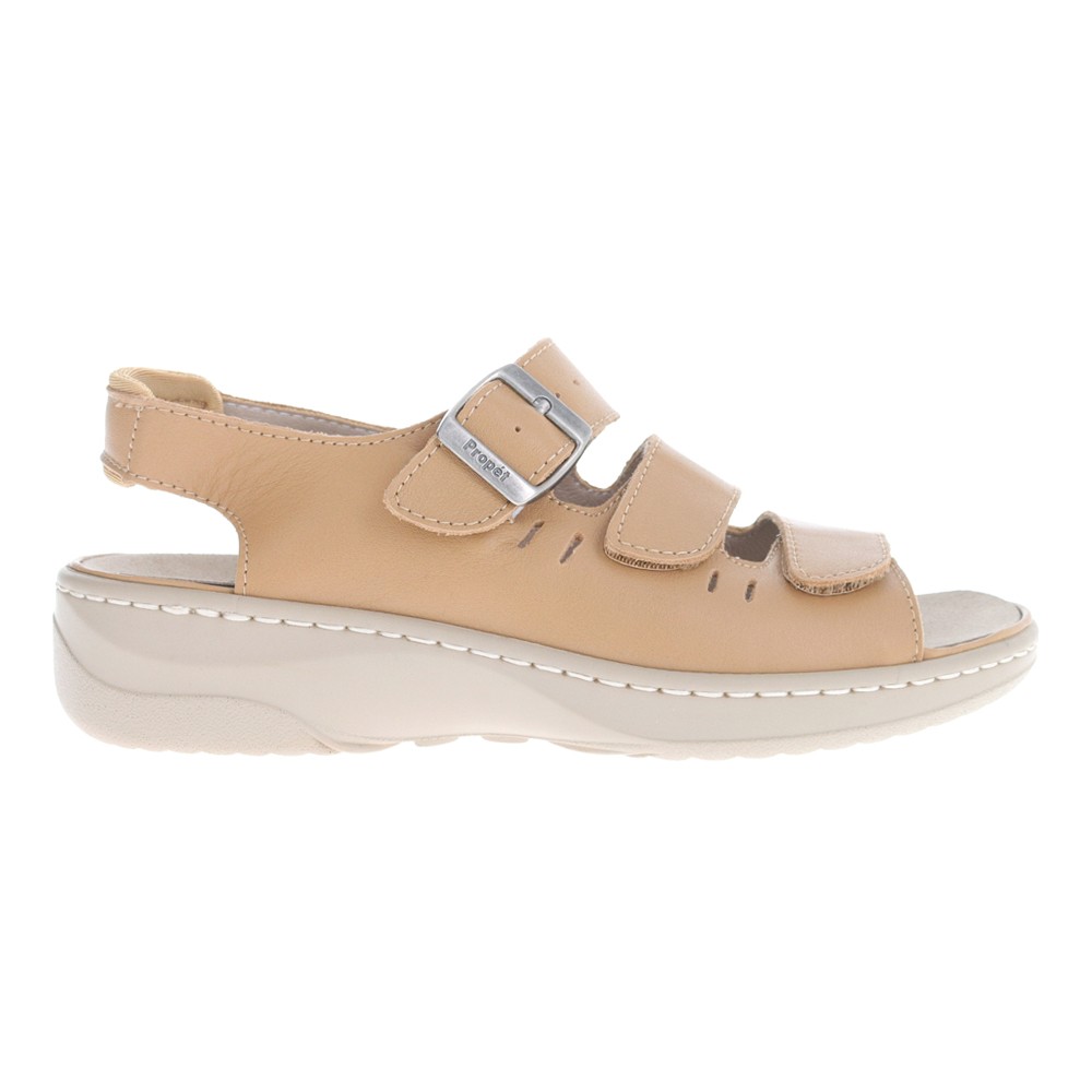 Propet Breezy Walker Slingback Womens Beige Casual Sandals WSO063L-238