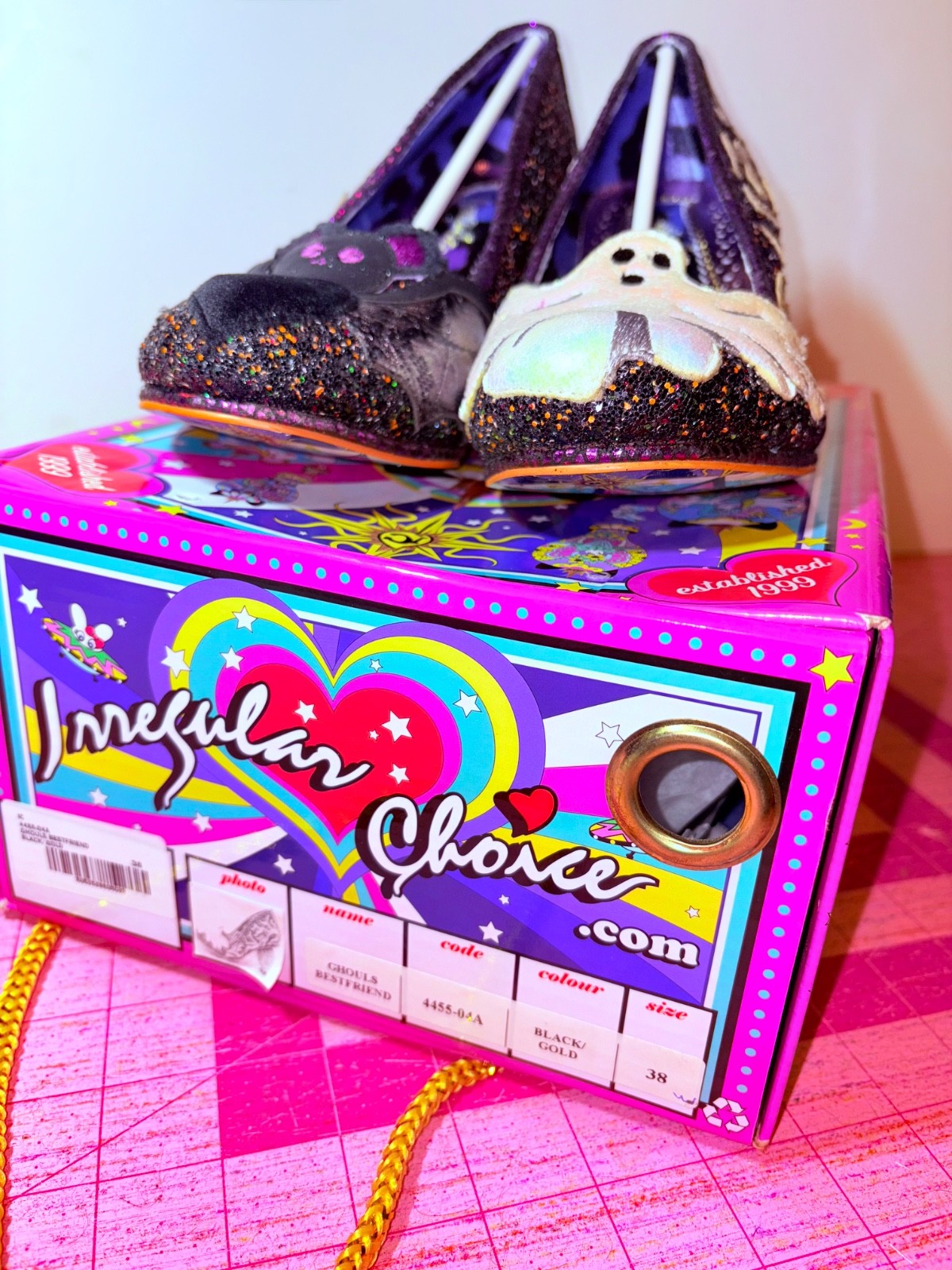 Irregular Choice Halloween Size US 7 Euro 38 Ghouls Best Friend- pumpkin heel