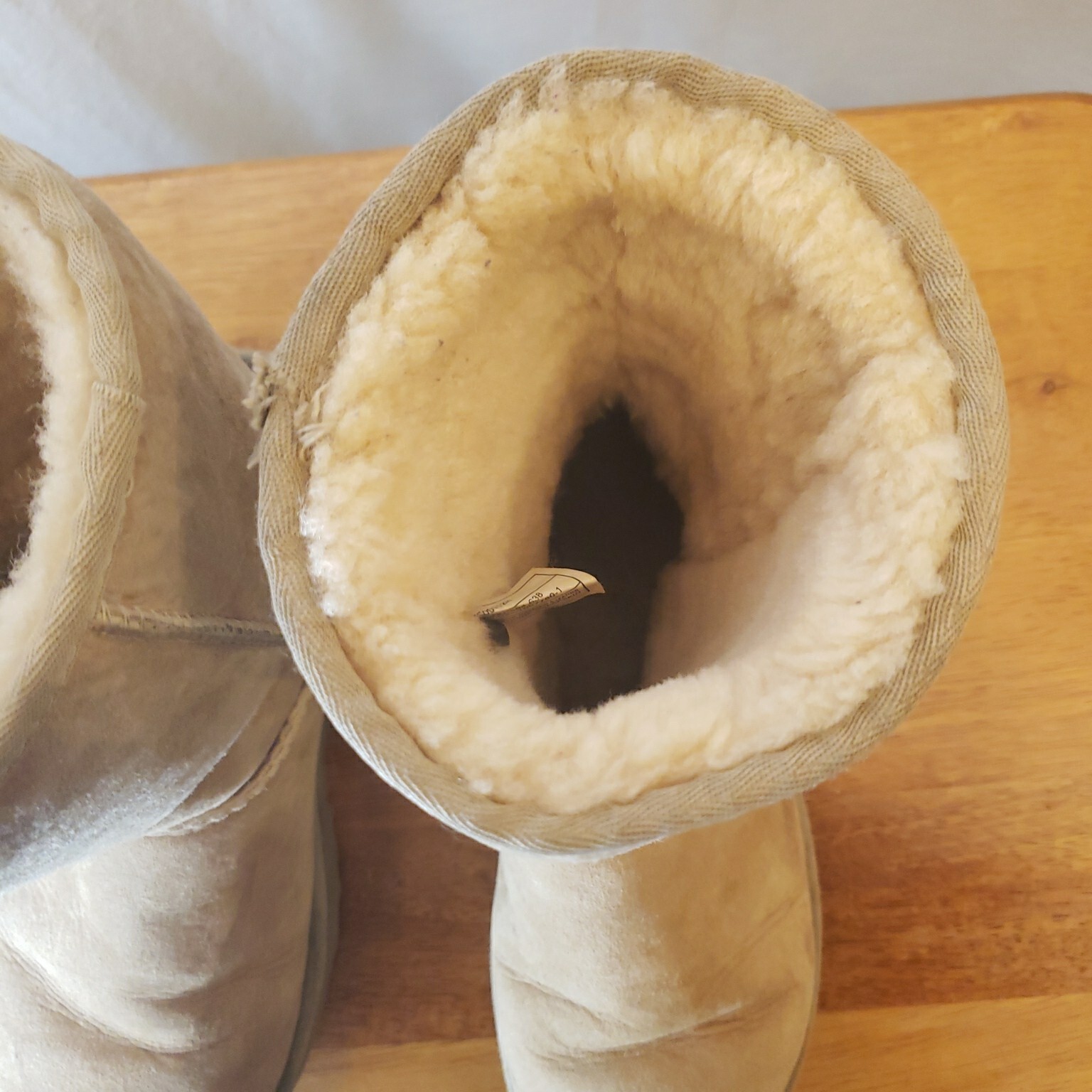 Ugg Boots 7 Left 8 Right Women Light Tan Mismatched Size