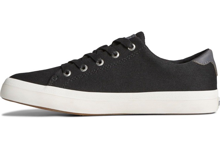 NEW IN BOX SPERRY LTT TEXTILE BLACK WOMANS SNEAKERS SIZE 5
