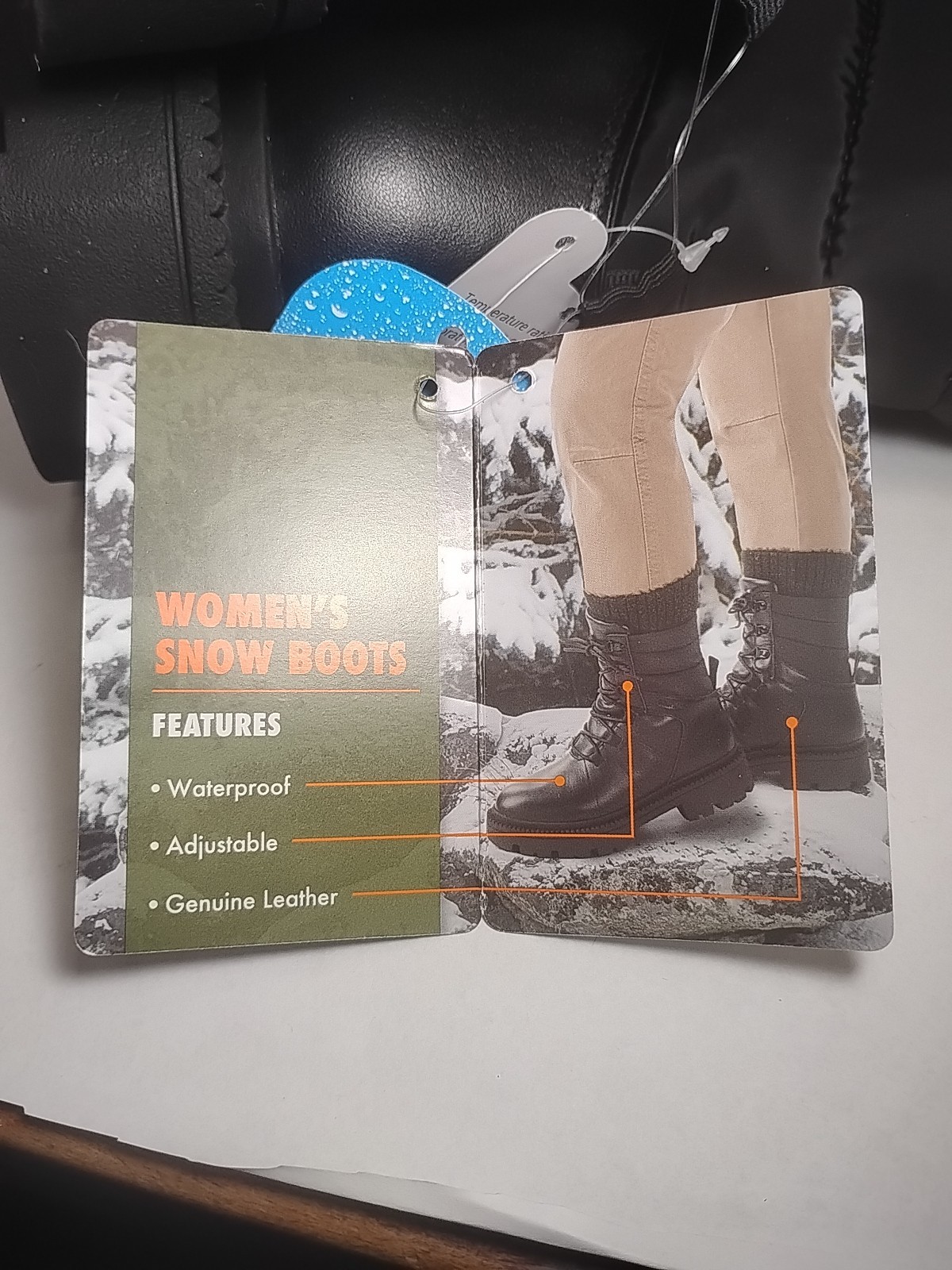 Ozark Trail Women’s Lace Up Black Winter Combat Boots -20F Temp Rated NWT Size 9