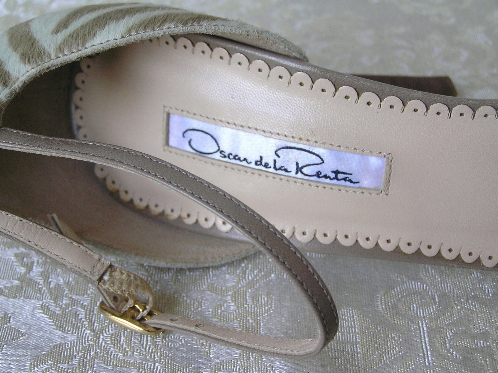 Oscar De La Renta – NEW D’Orsay Pump Heels Pony Hair 39 (=8.5M)