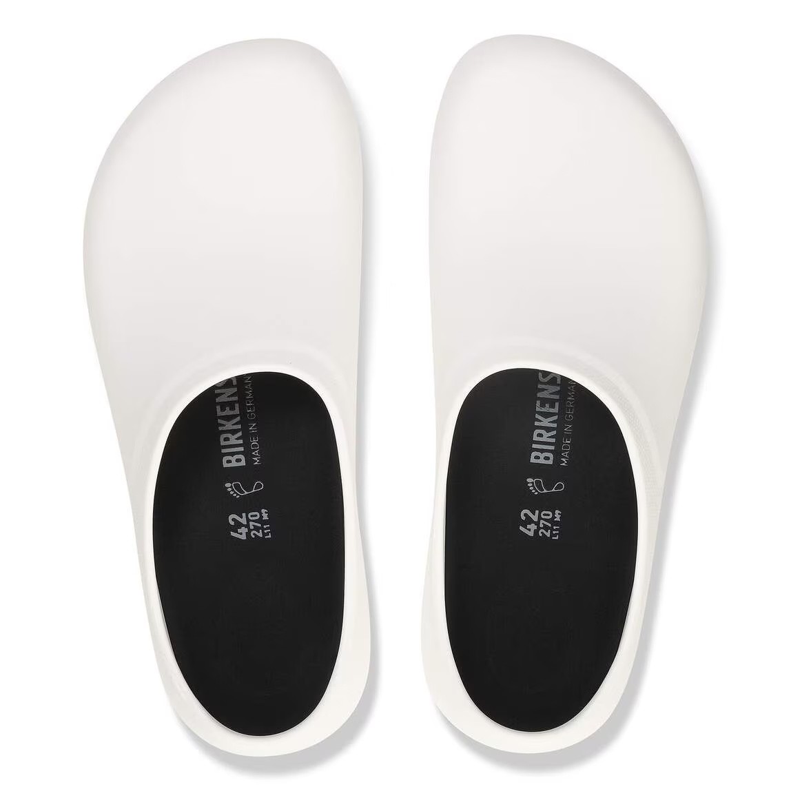 Birkenstock Profi Birki 2.0 Unisex White Clogs NW/OB L12/M10 (43 EU)