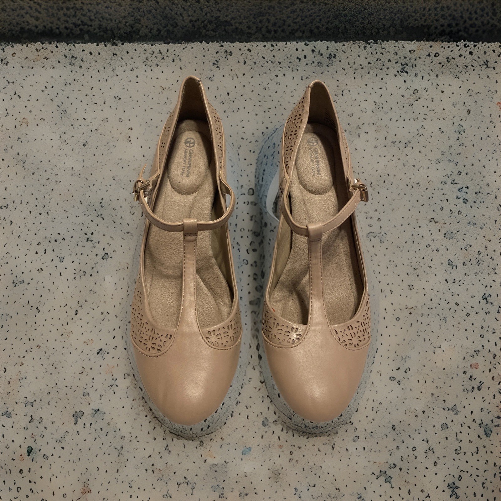 Giani Bernini Womens Vineza 2 Tan Pumps Shoes 9.5 Medium (B,M)