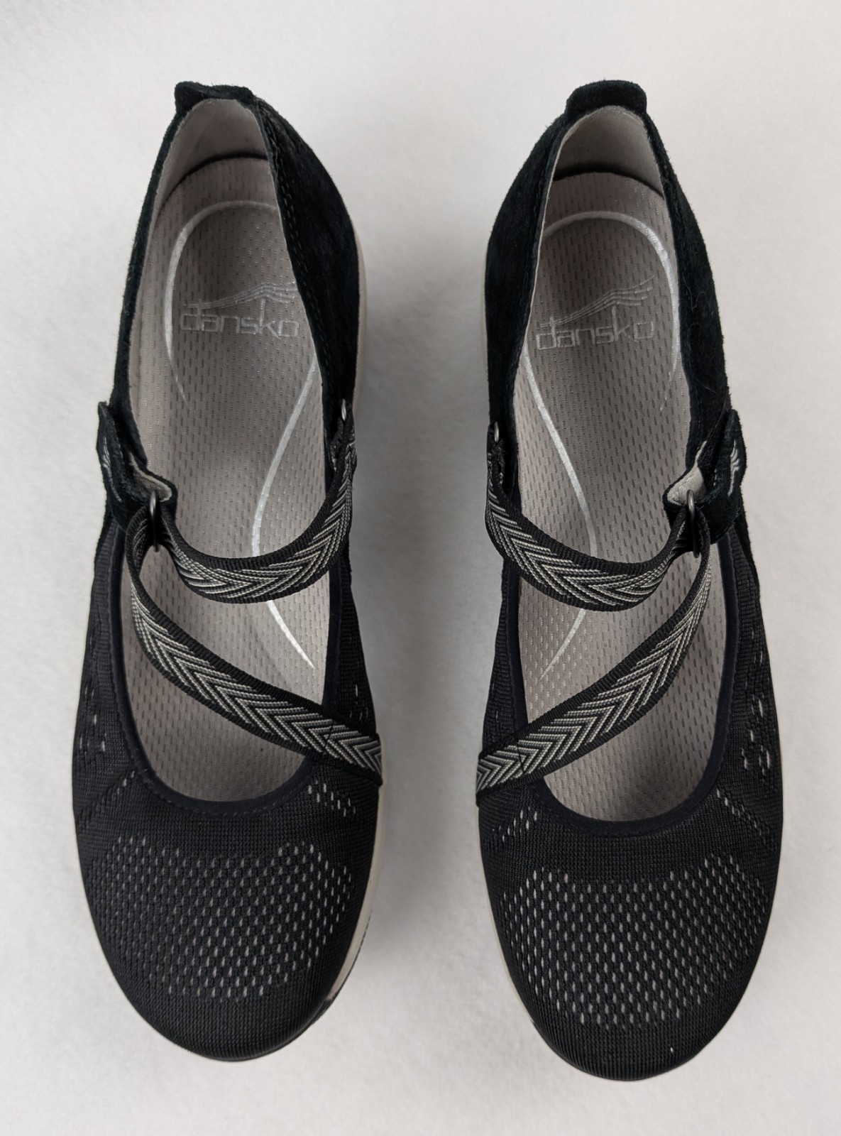 DANSKO Women’s Haven Black Mary Jane Flats Shoes Size EU 41 US 10-10.5