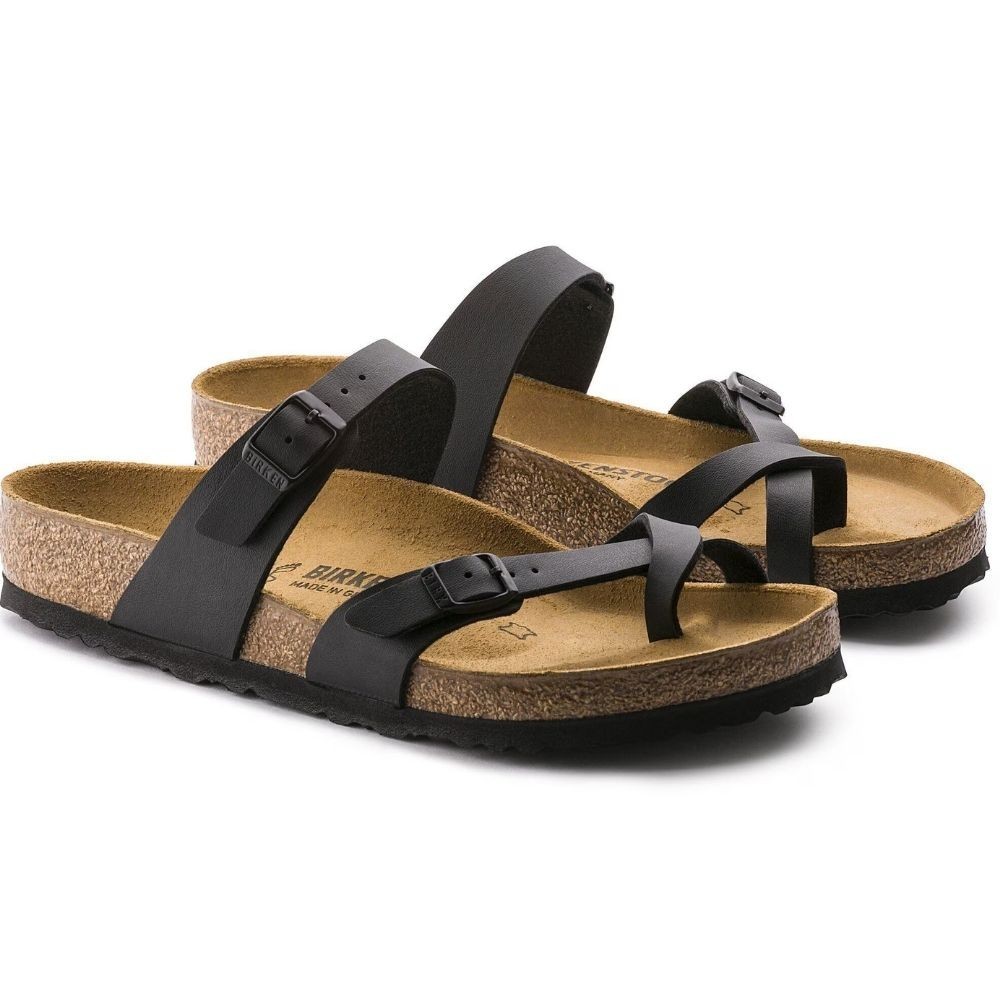 Birkenstock Women’s Birko-Flor Slide Sandal with Toe Loop – Mayari Medium/Narrow